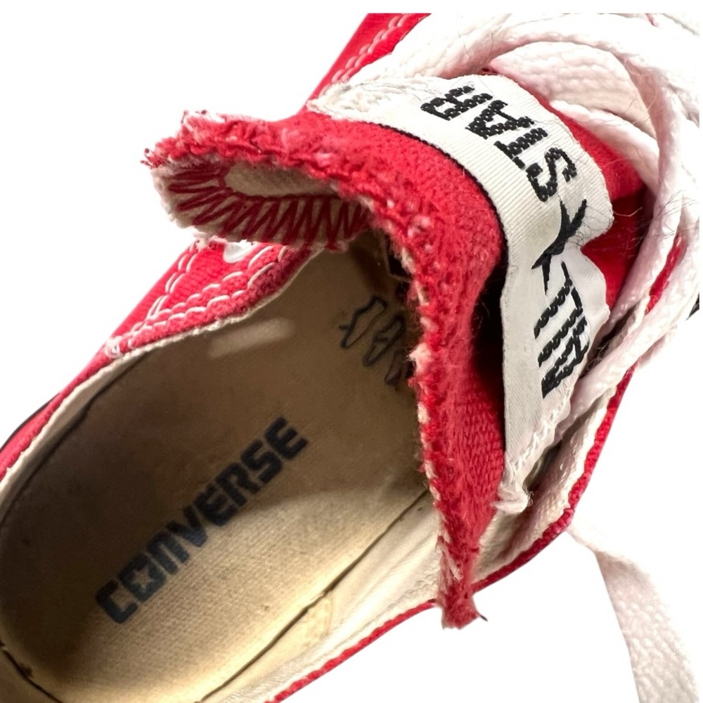 Converse Red Chuck Taylor All Star Canvas Lace Up Classic Sneaker Unisex W8 M6 - Picture 11 of 15